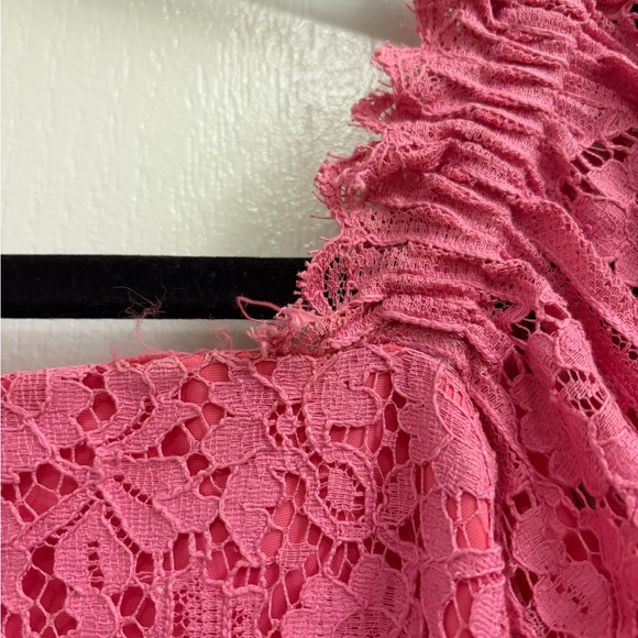 Vintage 70s lace prairie dress - Picture 5 of 5